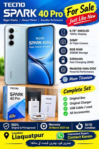 Tecno spark 40pro