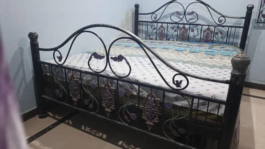 Iron Bed used condition with mattress