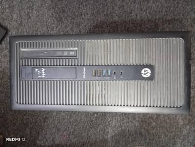 Hp gaming pc with dell adjustable monitor/ screen