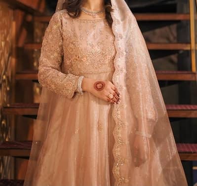 Rose Golden Bridal Maxi - Once Worn - Like New