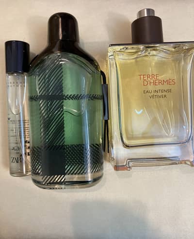 Original Hermes, Burberry, and Zara perfumes