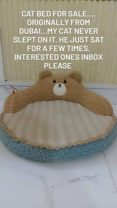 Used cat bed for sale.