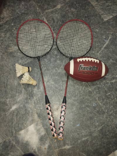 racket shutter and free rugby ball  with 2free suttle
