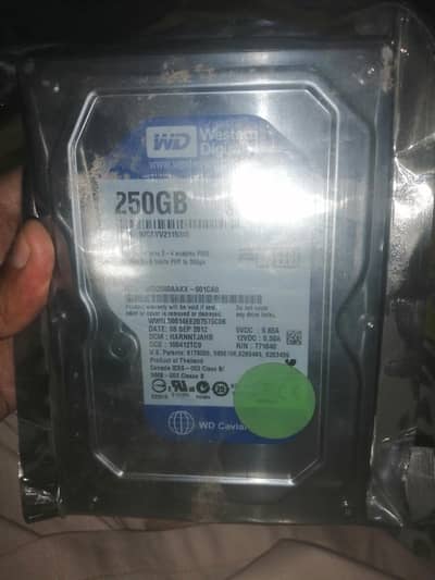 Hard disk 250 GB new Sata