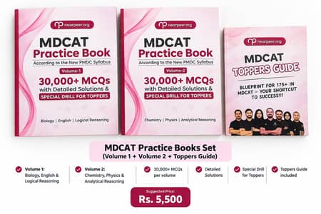 Mdcat practice books with a toppers guide