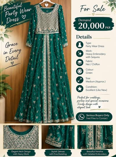 Brand New Formal Maxi | formal maxi | Barat Dress | for sale