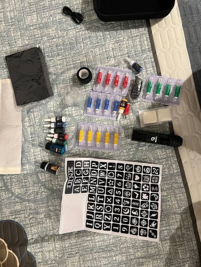 DQFART Wireless Tattoo Pen Complete Tattoo Kit – Digital Display