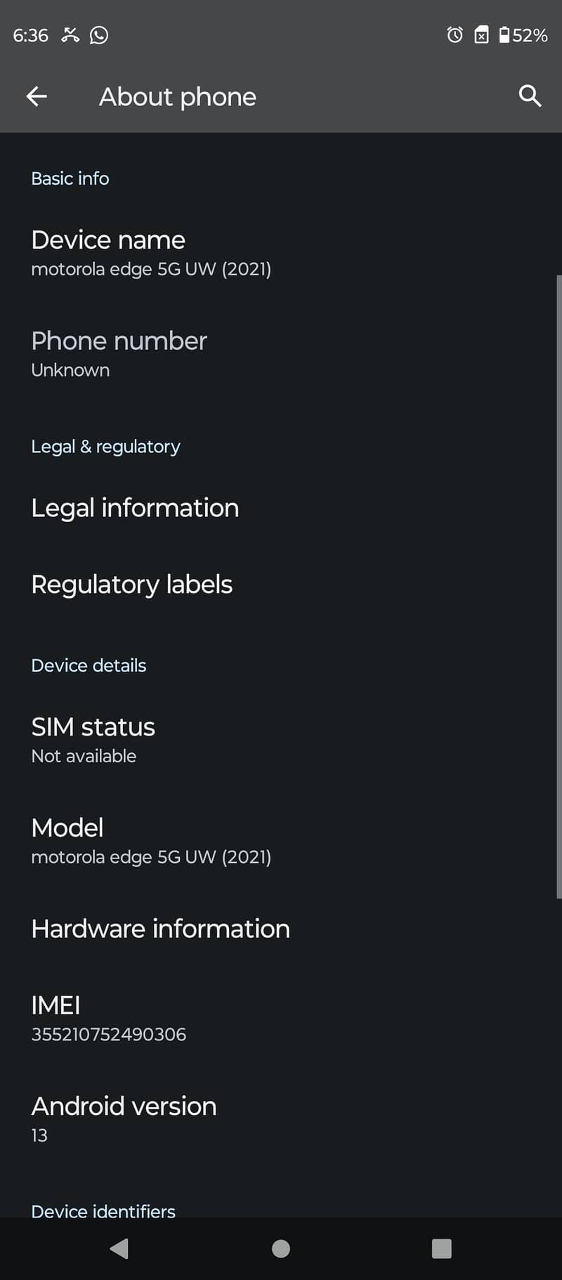 Motorola Edge 3