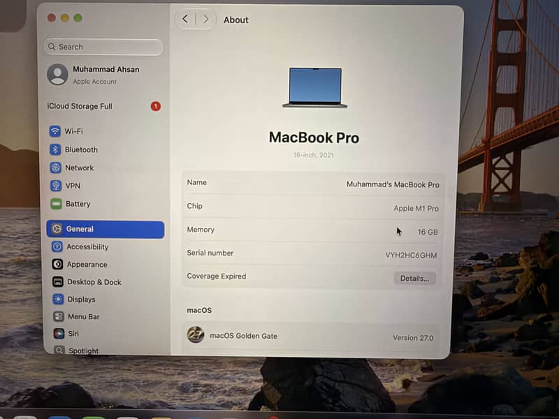 Macbook M1 pro 2