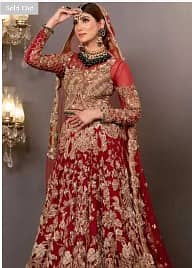 Luxury Bridal Maxi | Heavily Embellished Full-Length Dress | 2 Heavy D