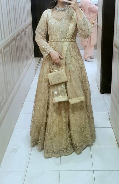 Bridal or party wear maxy