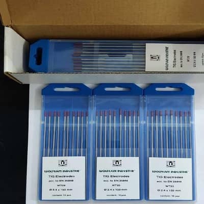 Tungsten Electrodes 2.4mm & 3.4mm | Argon Welding Rod | 10 Pcs Box