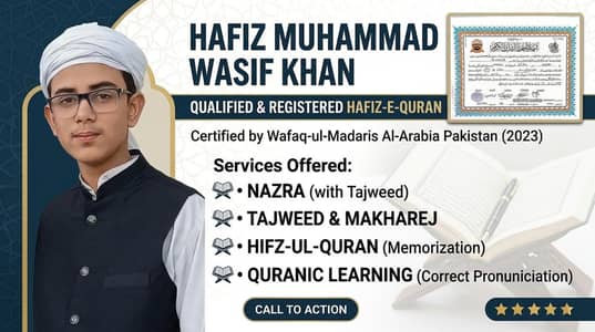 Online & Home Quran Tutor / Tajweed & Qaida Classes / Hifz