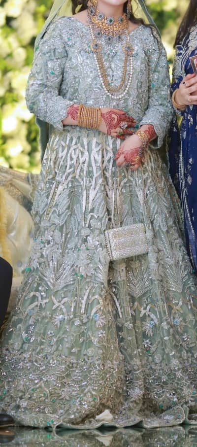 Elegant Full-Length Maxi | 10/10 Condition | 2 Heavy Dupattas