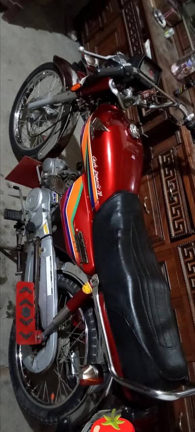 O3OO7896O65 FULLY LUSH HONDA CD 70 TOTAL GENUINE ARJENT SEAL
