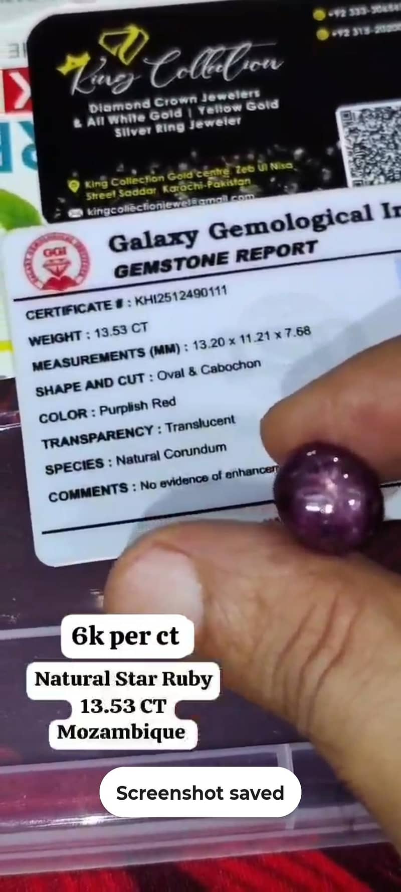 Natural Ruby Burma 9