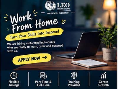 We are hiring Males and Females for online and office work