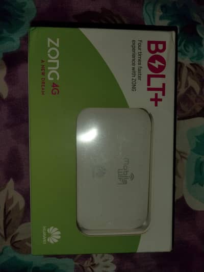 Zong 4G Bolt+ Portable Wi-fi device Unlocked All SIM