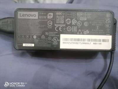 Lenovo laptop power adapter 20v 3.25amp  65w
