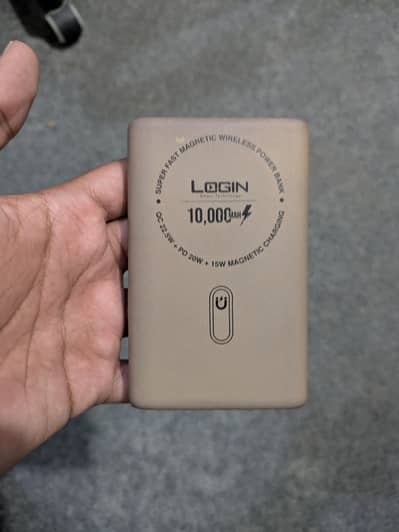 Login L-712 10000mAh Super Fast Magnetic Wireless Power Bank 22.5W