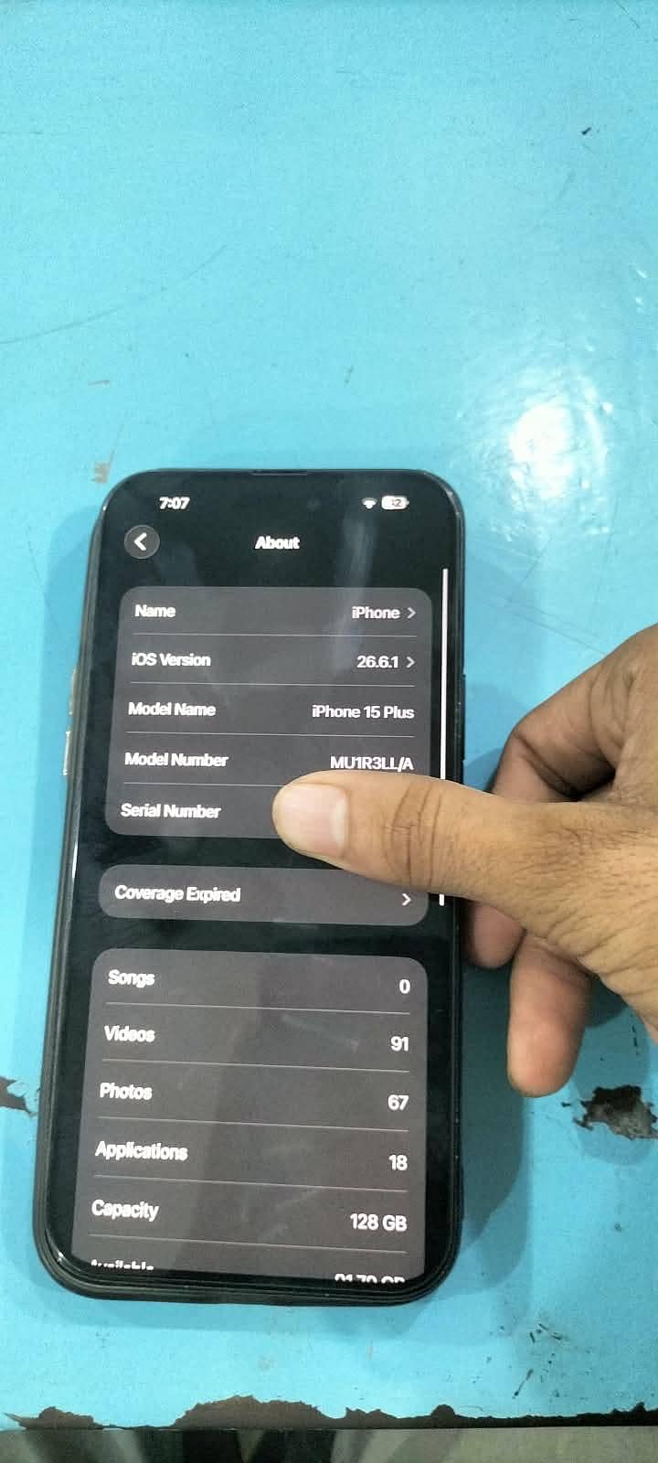 Apple iPhone 15 plus 8
