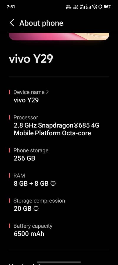 Vivo Y29