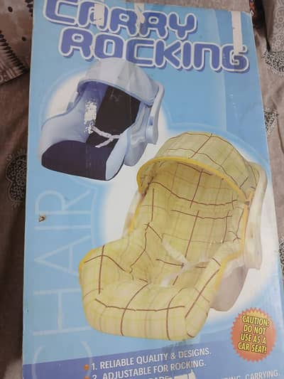 Baby cot and baby bather with pillow