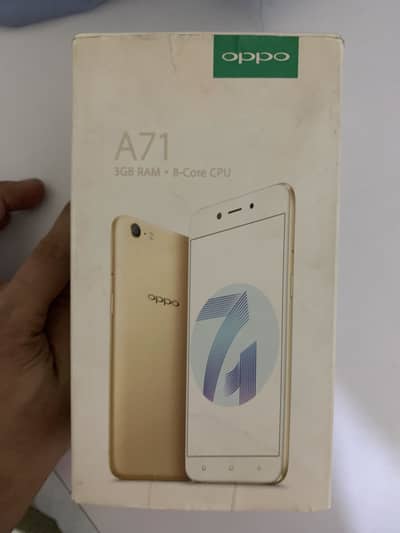 OPPO A71 3/16 pta approved with box