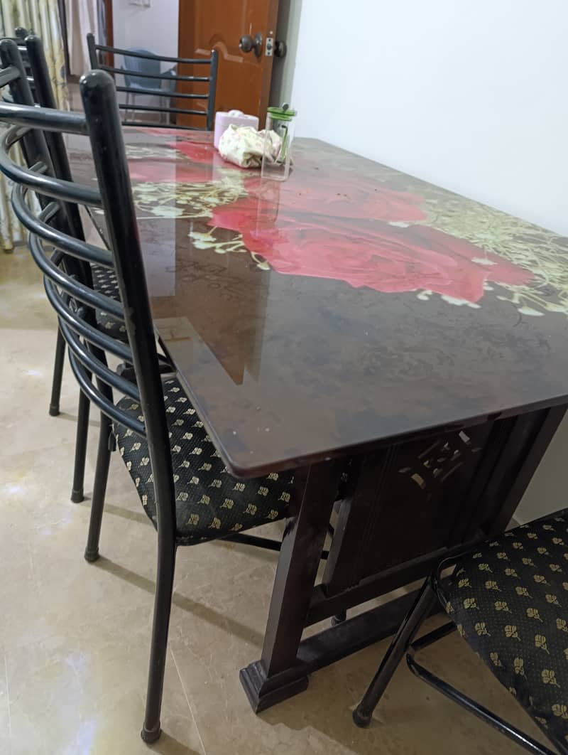 Dining table with 6 chairs 1