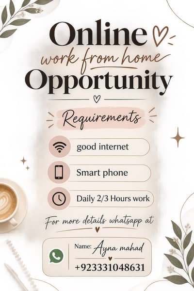 Online business Opportunity