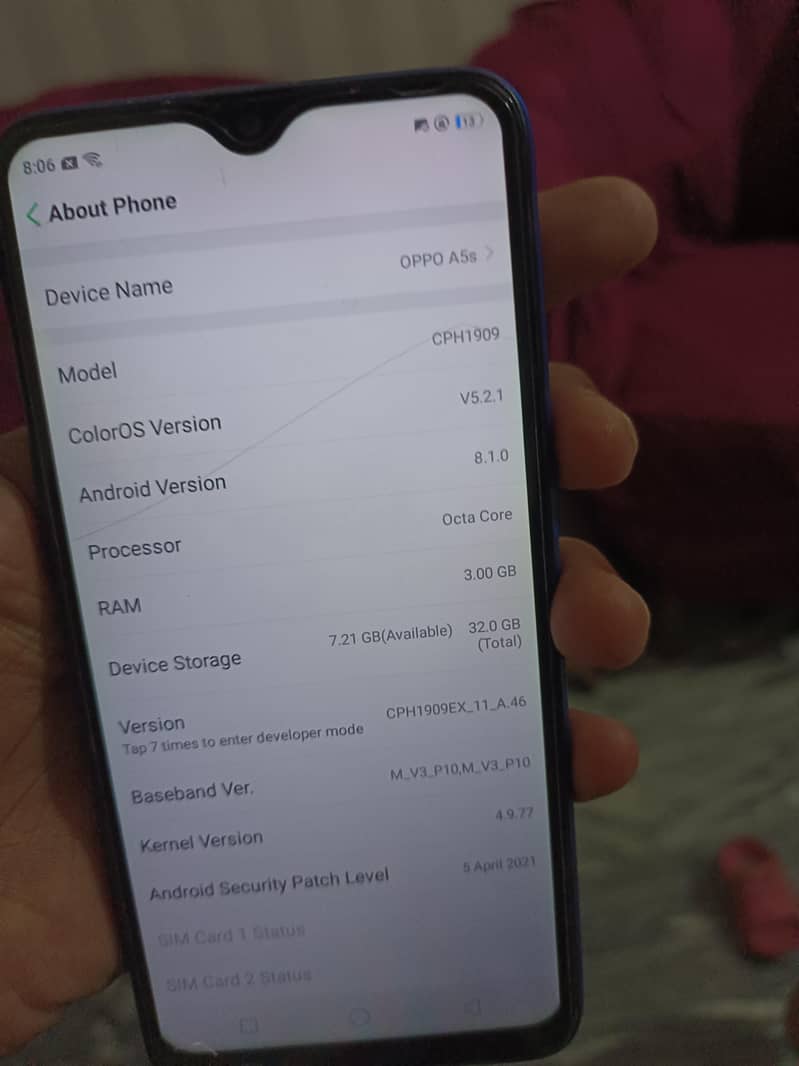 OPPO A5s 5