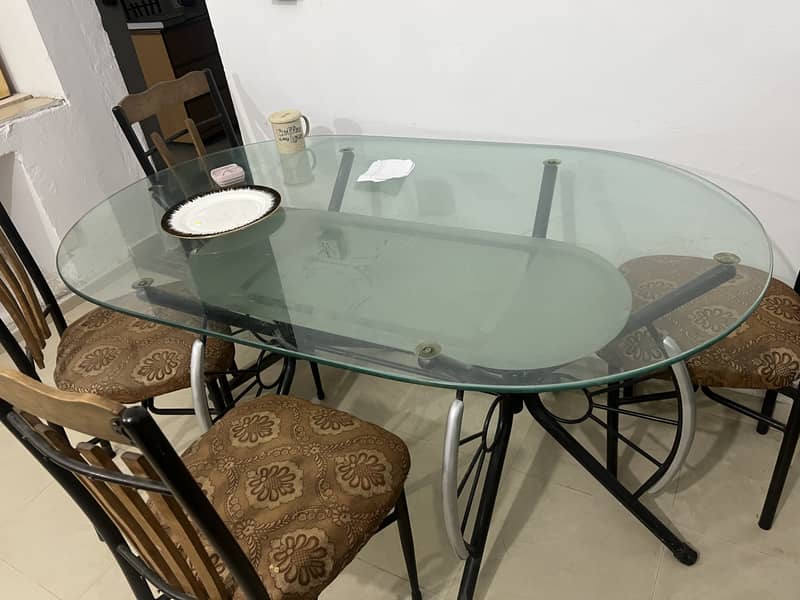 Dinning table with 6 chairs 2