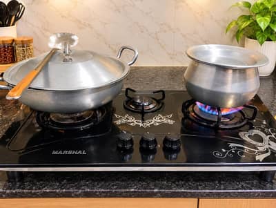 Marshal 3 Burner Gas Chulha – Only 3 Months Used – Excellent Condition