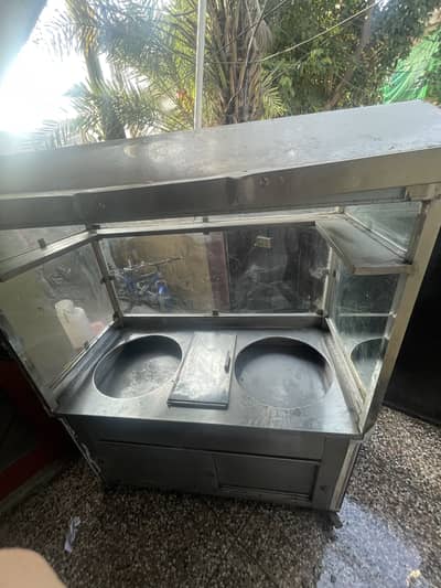 Commercial 2 Pot Food Steamer & Warmer Counter