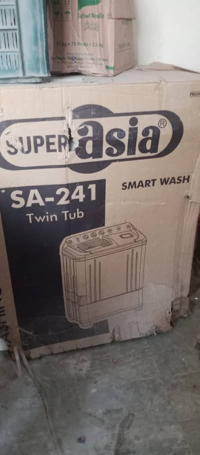 super Asia washing machine and spinner
