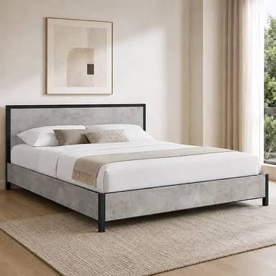King Size Bed With Matrix