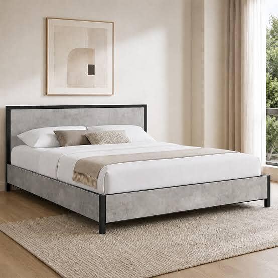 King Size Bed With Matrix 0