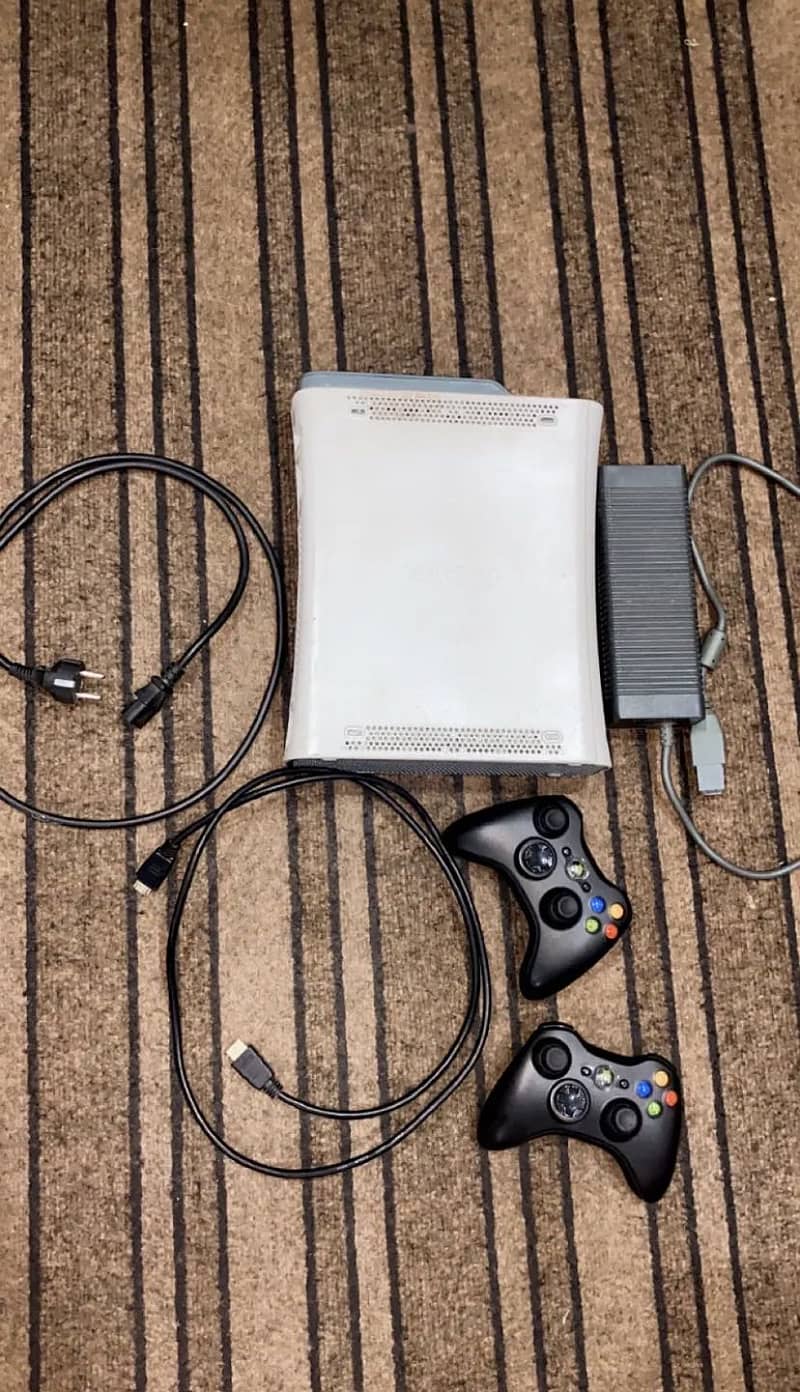 Xbox 360 with Controllers 3
