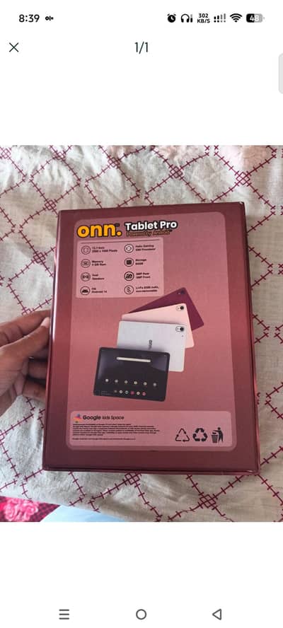 onn 11 Tablet pro 11.34 inches 10/10 4/64