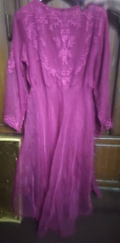 beautiful magenta frock