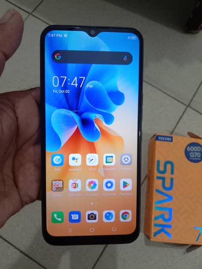 Tecno Spark 7 (with Original Box n Charger)