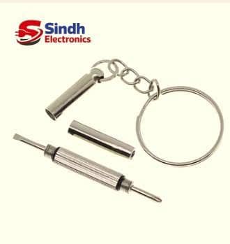 Mini 3-In-1 Screwdriver Key chain Metal Tool Set For Repair Glasses Mobile Watch e r5825