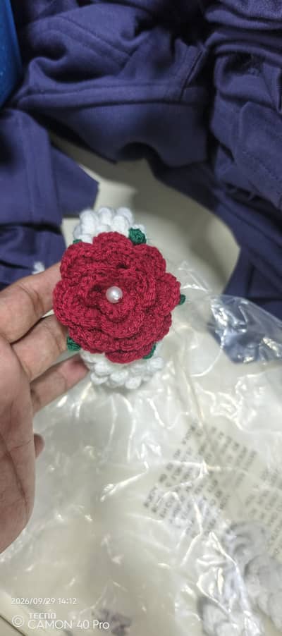 crochet hand gajra