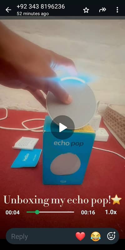 AmazonAkexa Echo dot. original with adapter. good condition