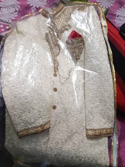 sherwani off white