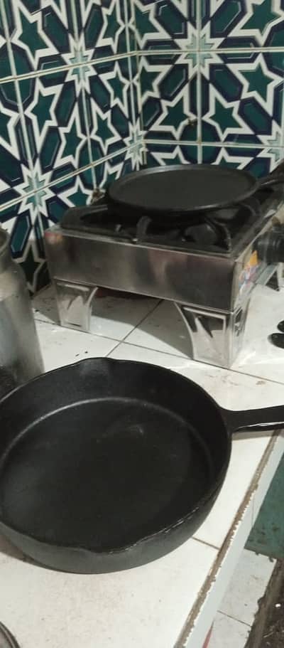 Sonex cast iron hot plate Tawa and frypan Heavy Duty