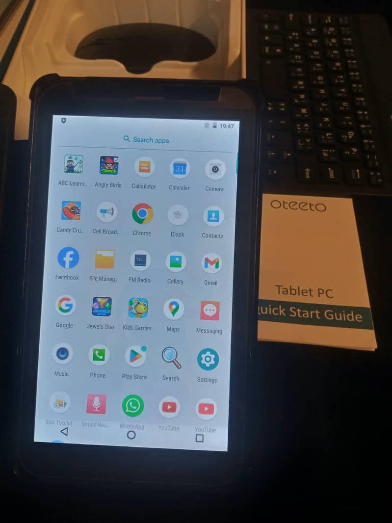 Oteeto Tab 7 Tablet — Complete Set   Box + Tablet 2
