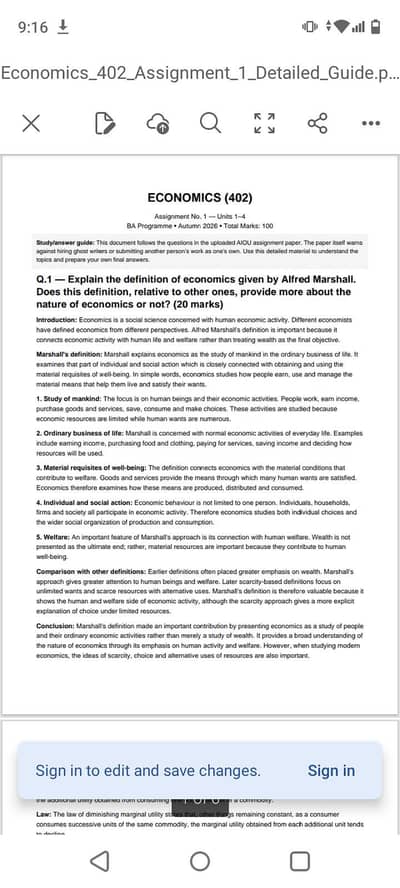 spring session 2026 hand written assignment