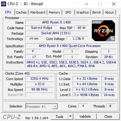 Ryzen 5 1400