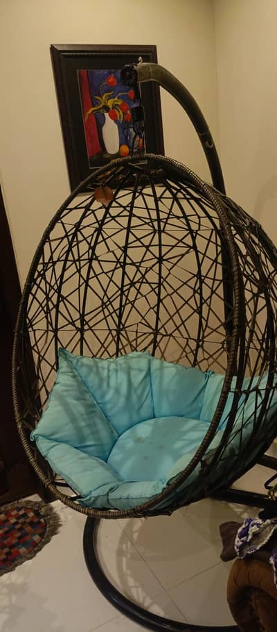 swing chair, jhula, iron swing chair